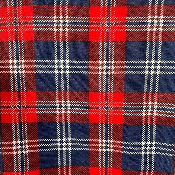 🎄NWT Cozy Blue and Red Pajama Set Plaid Pants 12-18months baby Christmas PJs - Picture 8 of 8